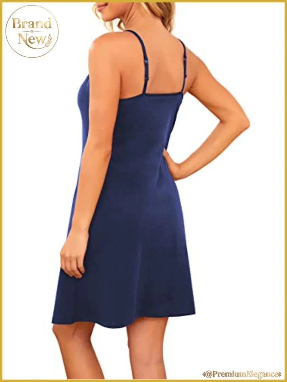 Cotton Full Slips with Built in Bra for Women Nightgowns Cami Dress